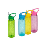 Water Bottle with Straw 730ml